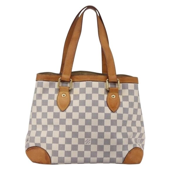 LOUIS VUITTON Damier Azur Hampstead PM Tote Bag N51207 LV Auth 147458 - Picture 3 of 16
